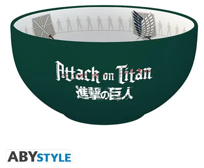 Produktbild von ATTACK ON TITAN - Bowl - 600 ml - Emblems S3 - cardboard box