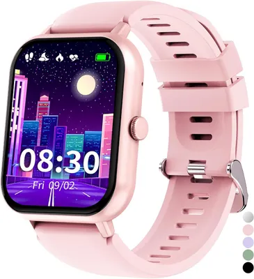Produktbild von Kinder Smartwatch Jungen Mädchen mit Telefonfunktion, Fitness Uhr mit Spiele, Puls, Schlafmonitor, 120+ Sportmodi, IP68 wasserdicht