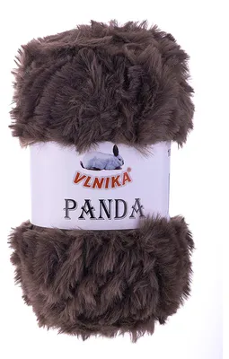 100g Strickgarn PANDA Strick-Wolle Kuschelwolle Plüschwolle 006 schokobraun