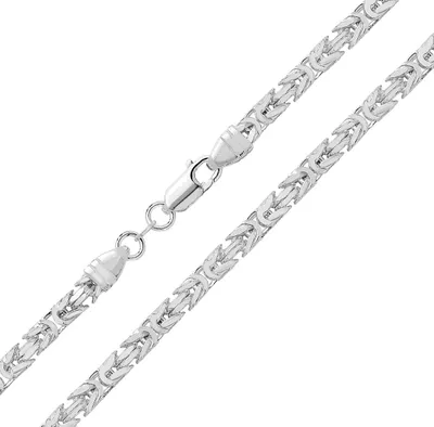 Produktbild von 925 Sterling Silber Damen - Byzantiner Kette - 71cm*5mm; TRS16773L28