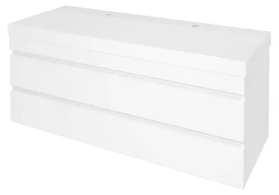 Productafbeelding van Kolpa NAOMI badkamermeubel met wastafel, model OUN 120, kleur wit