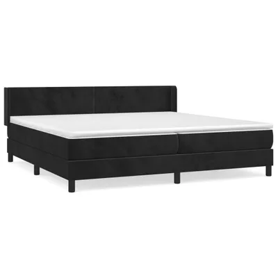 Obrázok produktu pre vidaXL Boxspring posteľ s matracom čierna 200x200 cm Velvet