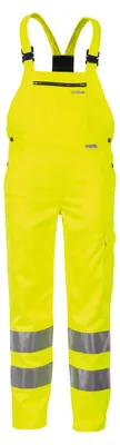 Produktbild von Planam Warnschutz Latzhose uni Gr. 42 gelb