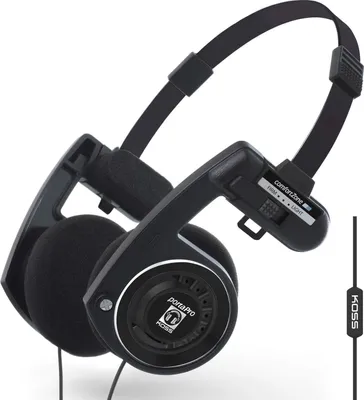 Zdjęcie produktu dla Koss Porta Pro, Przewodowa, Połączenia/muzyka, 15 - 25000 Hz, Słuchawki, Czarny
