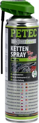 Produktbild von Petec Kettenspray Antrieb Fahrrad Motorrad Schmiermittel Fett Öl 500ml 70550