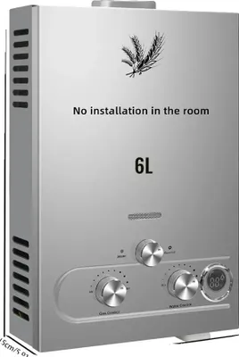 Obrázek produktu pro LPG ohřívač vody, objem 6 l, nastavitelná teplota vody, 12 kW, 6 l