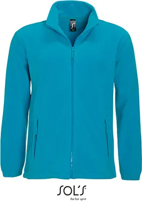 Immagine prodotto di SOLs 55000 | Giacca in pile North / Giacca da uomo fino a 5XL - Colore: Aqua - Taglia: XL