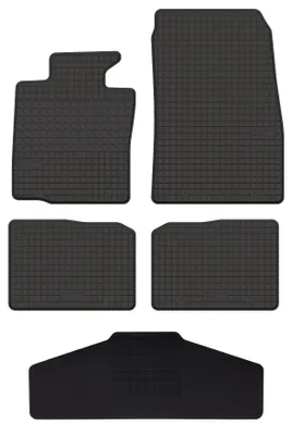 Productafbeelding van Rubberen automatten + tunnelmat voor Mini Paceman 2012-2016 (hatchback) – 5-delig, zwart, op maat – Wielganizator SolidTread
