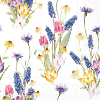Produktbild von Servietten 33x33 cm - Hello spring