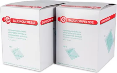 Image de NOBA Compresses absorbantes stériles 25 pièces 10 x 10 cm