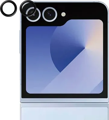 Produktbild von Kameraabdeckung Safe von Panzerglass für Samsung Galaxy Z Flip 6 - mit schwarzem Rahmen