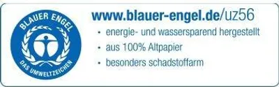 Image de LEITZ 3701-00-35 Heftstreifen, 35 x 158 mm, Karton, blau