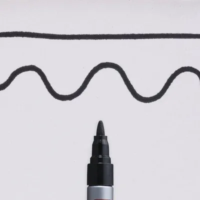 Produktbild von Industrieller Stift - Vielseitiges Markieren - Schnelltrocknende Tinte - 12 mm Liniendicke - Schwarz - Permanent