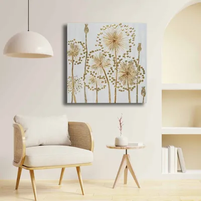 Produktbild von Wallity, 6969softc-038, Dekorative Leinwandmalerei, 100 % LEINWAND, Mehrfarbig, 69 x 69 cm