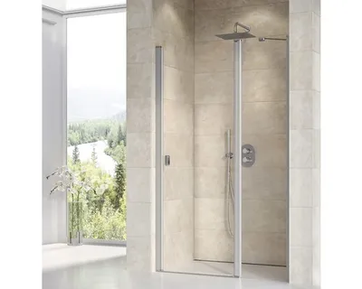 Obrázek produktu pro Sprchové dveře do niky Ravak Chrome CSD2-120 satin+Transparent 0QVGCU00Z1