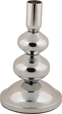 Image de Bougeoir pour une bougie DAZZLE, 16,7 cm, argenté