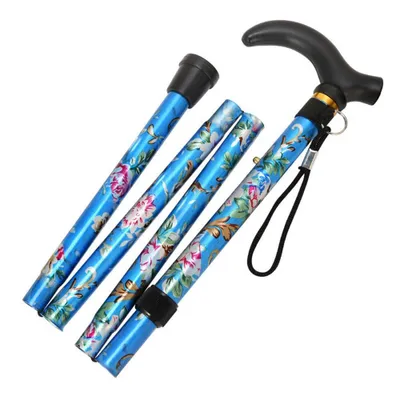 Produktbild von Klappbarer Stock - blau - verstellbar - 81-92 cm