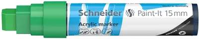 Produktbild von Schneider Acrylmarker Paint-It 330 15mm grün