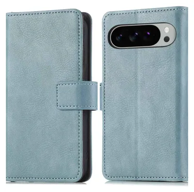 Imagen del producto de Funda Tipo Libro de Lujo para Google Pixel 10 / 10 Pro - Azul claro