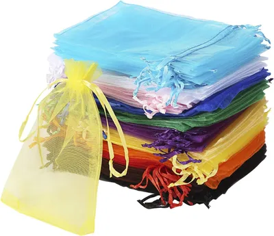 Produktbild von Organza-Beutel mit Kordelzug,Schmuckbeutel