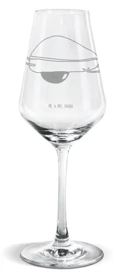 Produktbild von Mr. & Mrs. Panda Weinglas Avocado Yoga - Transparent - Geschenk, Humor, Unsportlich, Hilfe, Weißweinkelch, wein glas, Sport, Für Weißwein, Haha