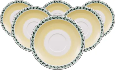Image de Villeroy & Boch French Garden Soucoupe pour café au lait ø 19,5 cm Set de 6 pièces