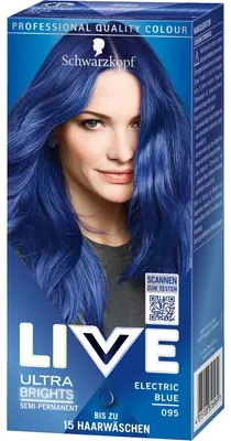 Produktbild von Schwarzkopf Live Ultra Brights 095 Electric Blue Coloration