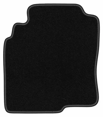 Productafbeelding van Velours bestuurdersmat voor Nissan Almera Tino 2000-2006 (MPV) – zwart, op maat – Wielganizator BASIC