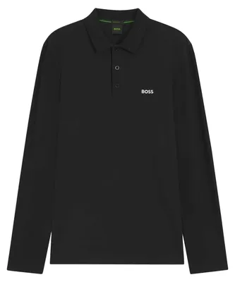 Produktbild von Boss - "Plisy" Poloshirt für Herren, Langärmlig GT16793 (3XL) (Schwarz)