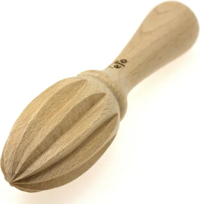 Produktbild von Zitruspresse aus Buchenholz, handlich, für Zitronen, Limetten, Orangen, für die Küche