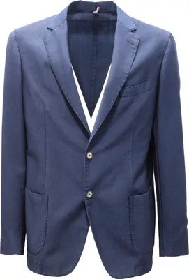 Produktbild von 2284AG giacca uomo PANAMA JACKET blue wool jacket man