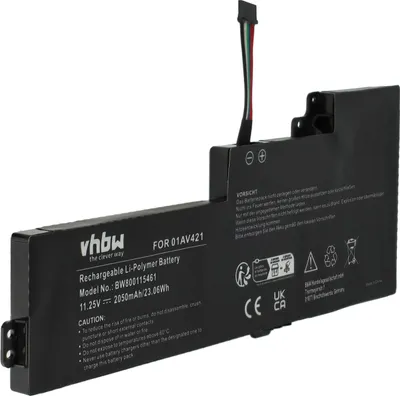 Produktbild von vhbw Akku Ersatz für Lenovo SB10K97576, SB10K97577, 01AV420, 01AV419, 01AV489, 01AV421 für Notebook (2050 mAh, 11,25 V, Li-Polymer)