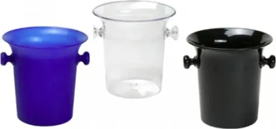 Zdjęcie produktu dla Cooler / wiaderko na szampana, plastikowe, Kolor: czarny