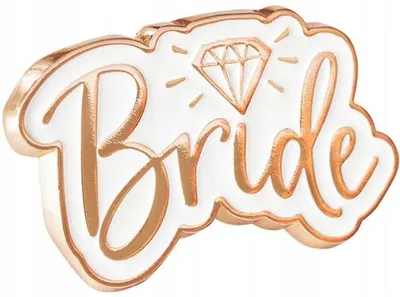 Produktbild von BRAUT Junggesellinnenabschied Roségold Pin