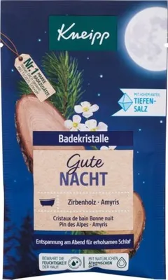 Obrázek produktu pro Kneipp Dobrou noc Koupelová Sůl 60g - Pro relaxaci a dobrý spánek