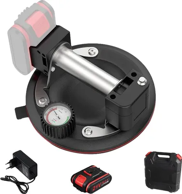 Produktbild von Elektrische Vakuum-Saugnapf, hohe Tragfähigkeit, automatische Luftnachfüllung, Mit 1×Batterie