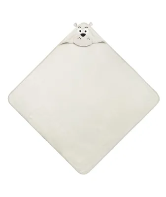 Produktbild von Sensillo - Baby-Handtuch mit Kapuze 100x100cm, Baby-Bademantel, Br - Grau