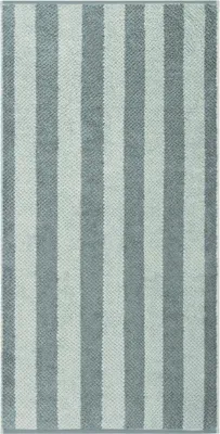 Produktbild von Handtuch - 50 x 100 cm - Grün - Blau - Baumwolle - Streifen