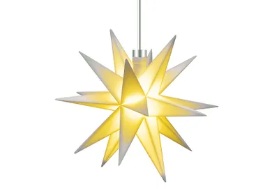 Zdjęcie produktu dla DecoTrend 7852, Lekka ozdoba, Biały, 1 szt., LED, 12 cm, 1 szt.