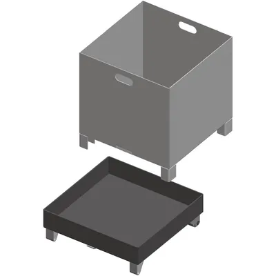 Produktbild von Metallkraft Werkstückbehälter, 3640062