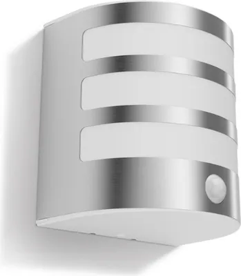 Zdjęcie produktu dla Philips myGarden Kinkiet Calgary 3,5 W, Oświetlenie zewnętrzne ścienne, Stal nierdzewna, Metal, IP44, Patio, Ogród, II