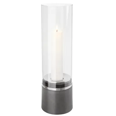 Produktbild von Blomus Windlicht Piedra H60cm Edelst.matt,Glas klar, 283263
