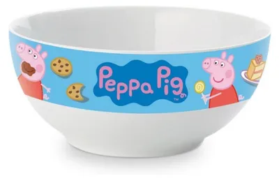 Produktbild von Peppa Wutz Müslischale Schale Frühstück Pig Geschirr Kekse