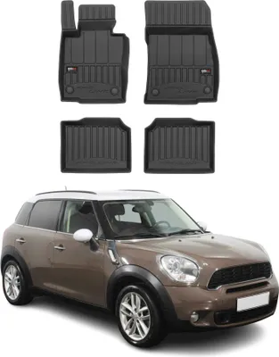 Image de OMAC Tapis de sol en caoutchouc pour Mini Countryman R60 2010-2016 Noir Premium