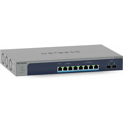 Produktbild von MS510TXUP 8-Port Multi-Gigabit/10G Ethernet Ultra60 PoE++ Smart Managed Pro Switch mit 2 SFP+ Ports, 295W PoE Budget, beinhaltet be