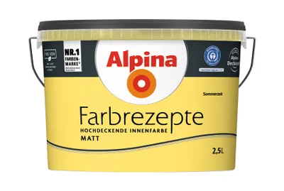 Produktbild von Alpina Farbrezepte Sommerzeit matt 2,5 Liter