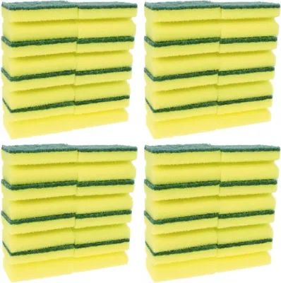 Produktbild von 32er Set Schwamm Topfreiniger mit Griffleiste
