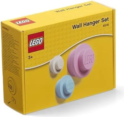 Immagine prodotto di Lego Wall Hangers 3 szt jasnoniebieski, różowy, biały
