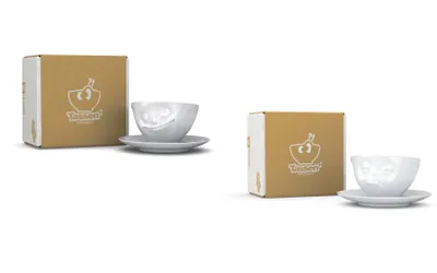 Produktbild von Fiftyeight Tassen-Set 2-tlg.  200 ml Nr 010 weiß Kaffeetassen