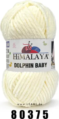 Produktbild von Himalaya Dolphin BABY (100g/120m) - Kuschelwolle, Samtwolle, Teddywolle, Velvet, Chenillewolle H 80375 creme